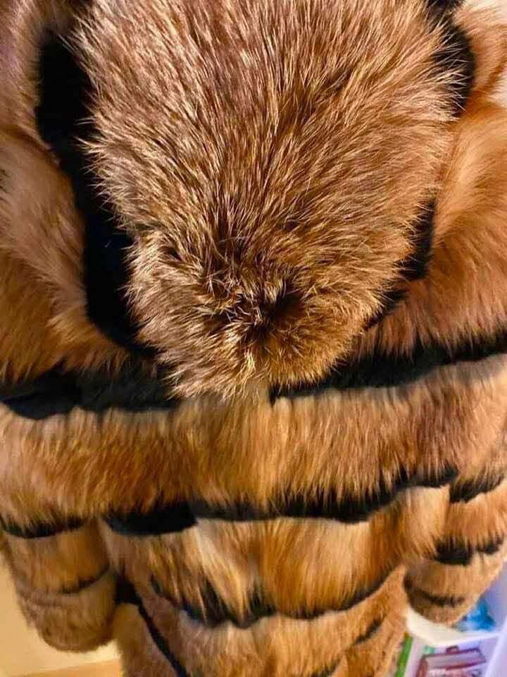 Дамско палто от естествена кожа