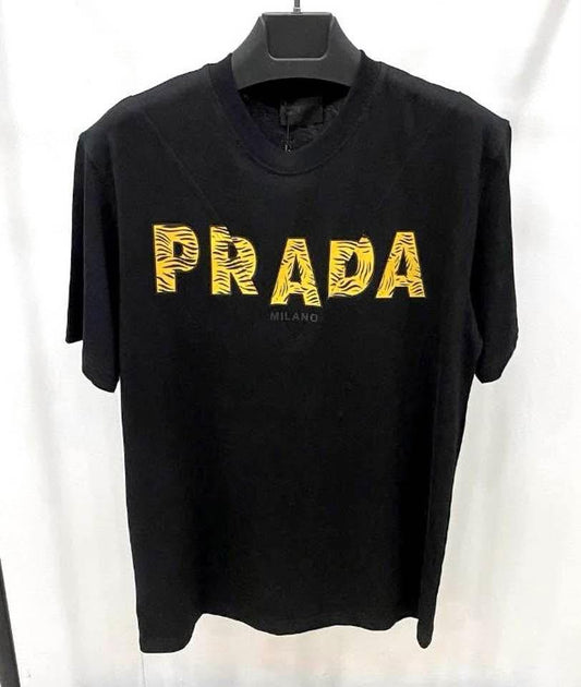 Черна мъжка тениска PRADA