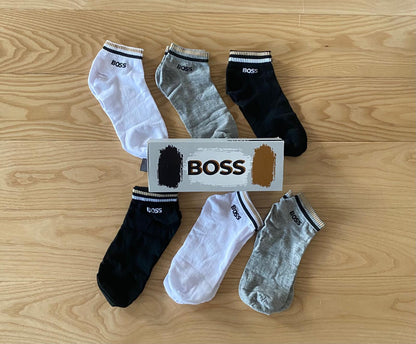 МЪЖКИ ЧОРАПИ BOSS 6 БРОЯ