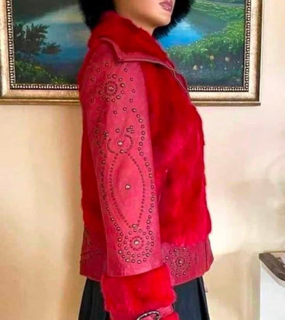 ДАМСКО ЕЛЕГАТНО КОЖЕНО ЯКЕ ОТ ЕСТЕСТВЕНА КОЖа