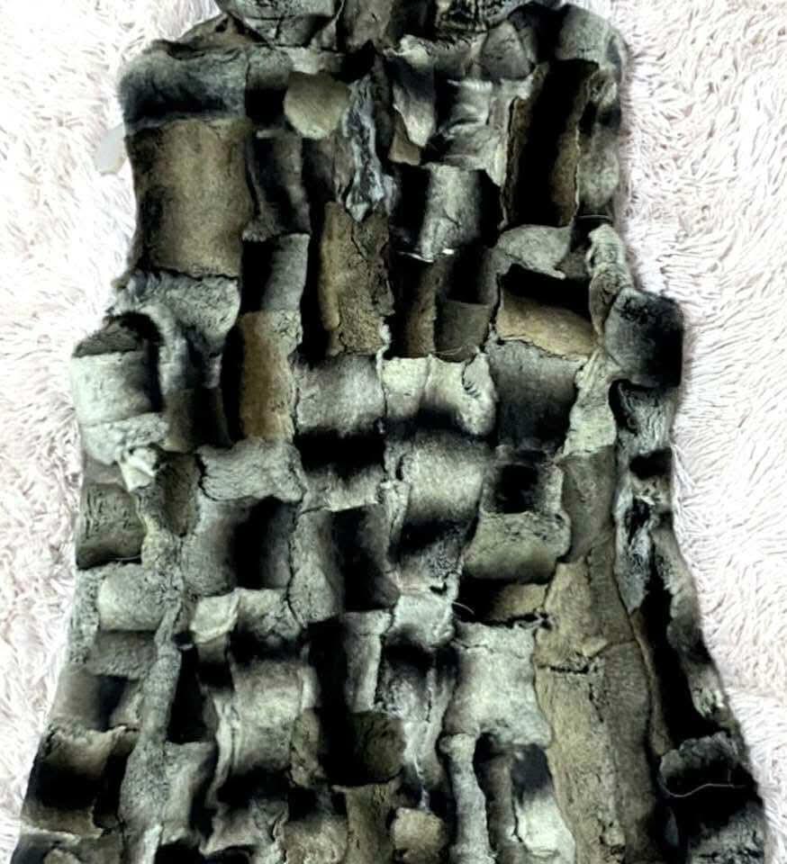 Дамски елек от естествена кожа