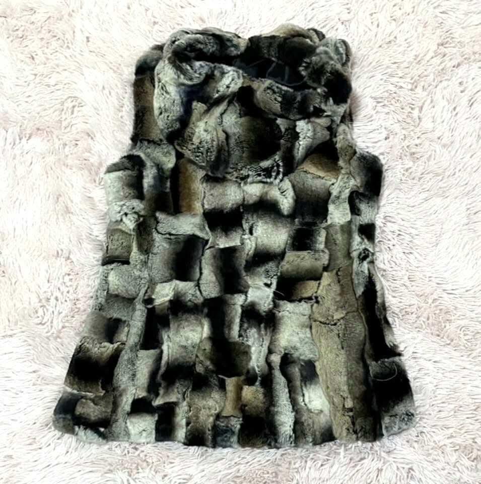 Дамски елек от естествена кожа