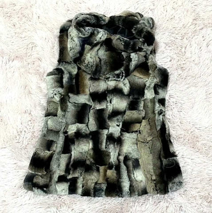 Дамски елек от естествена кожа