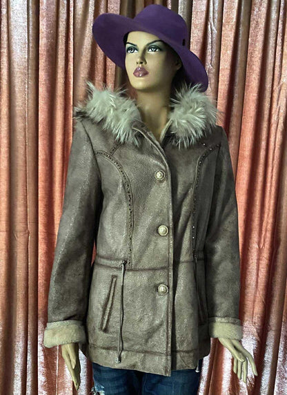 ДАМСКО ЕЛЕГАТНО КОЖЕНО ЯКЕ ОТ ЕСТЕСТВЕНА КОЖА