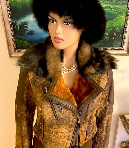 ДАМСКО КОЖЕНО ЯКЕ ОТ ЕСТЕСТВЕНА КОЖА